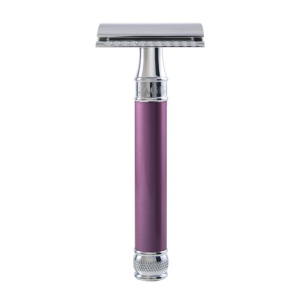 Edwin Jagger - DE89 Long Lilac DE Safety Razor (Closed Comb)