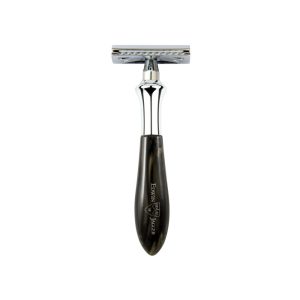 Edwin Jagger - Plaza Imitation Black Marble DE Razor & 5 Free Feather Blades