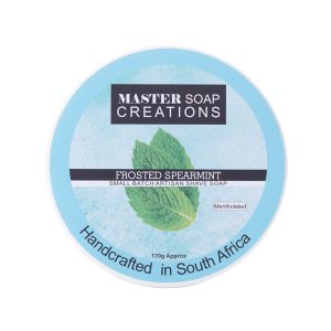 Master Soap Creations - Frosted Spearmint Shaving Soap, 170g - Menthol