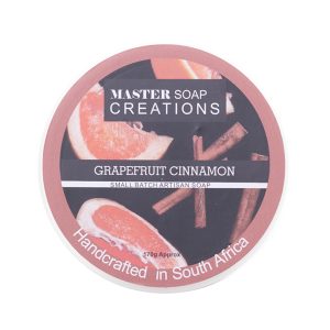 Master Soap Creations - Grapefruit & Cinnamon Shaving Soap, 170g