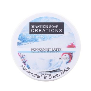 Master Soap Creations - Peppermint Latte Shaving Soap, 170g - Menthol