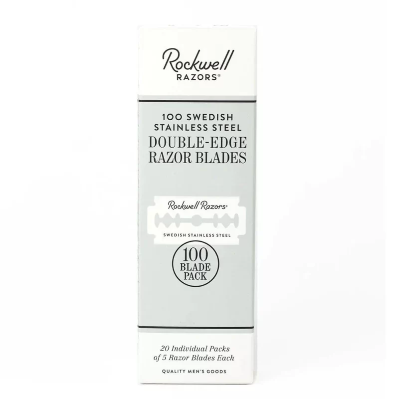 Rockwell Razors Doube-Edge Razor Blades – 100-Pack