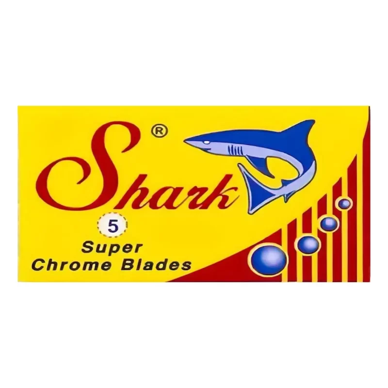 Shark Super Chrome Double-Edge Razor Blades – 5 Pack