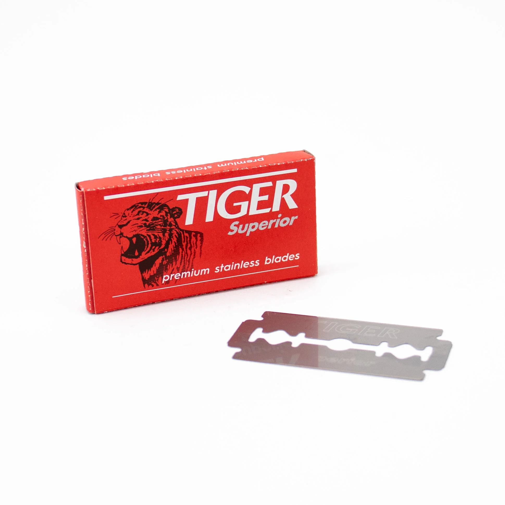 Tiger Superior Double-Edge Razor Blades – 5 Pack