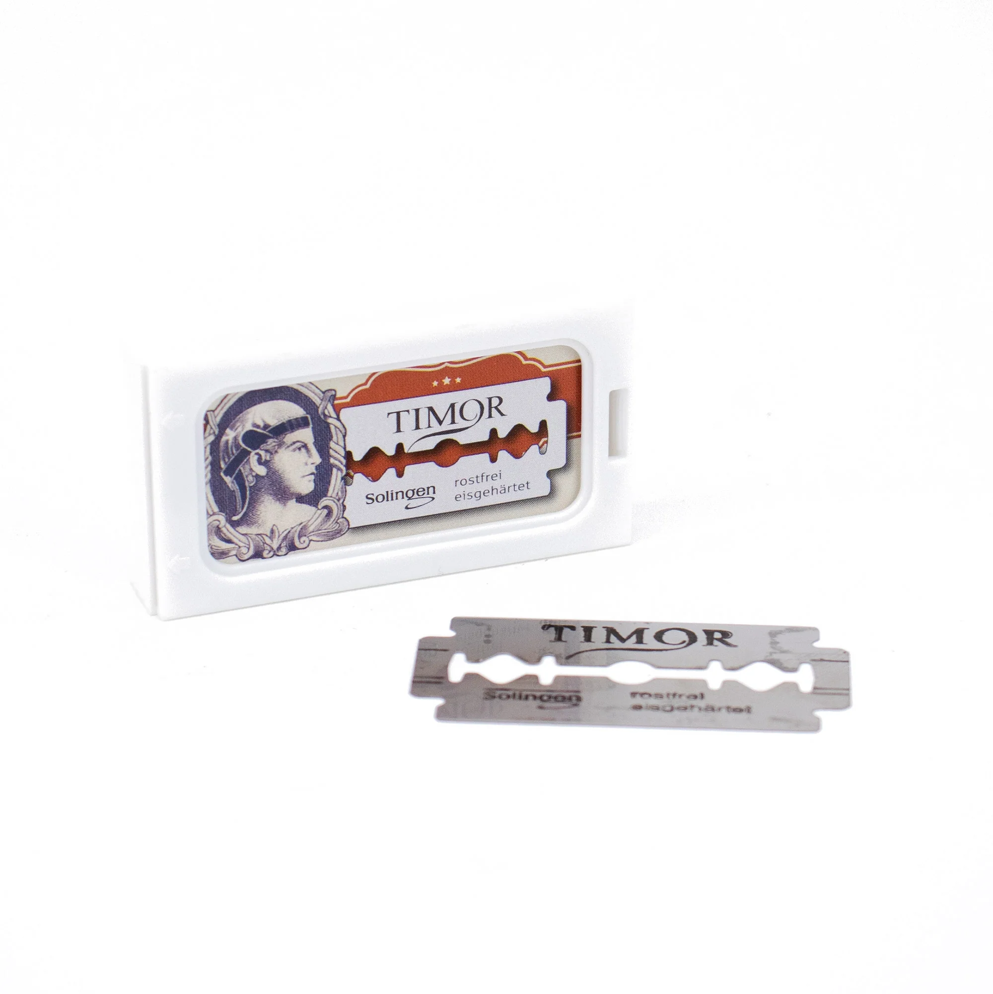 Timor Teflon Coated Double-Edge Razor Blades – 10 Pack
