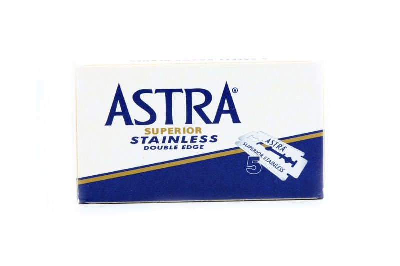 Astra Superior Stainless Double-Edge Razor Blades – 5 Pack