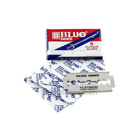 Blue Sword Double-Edge Razor Blades – 5 Pack