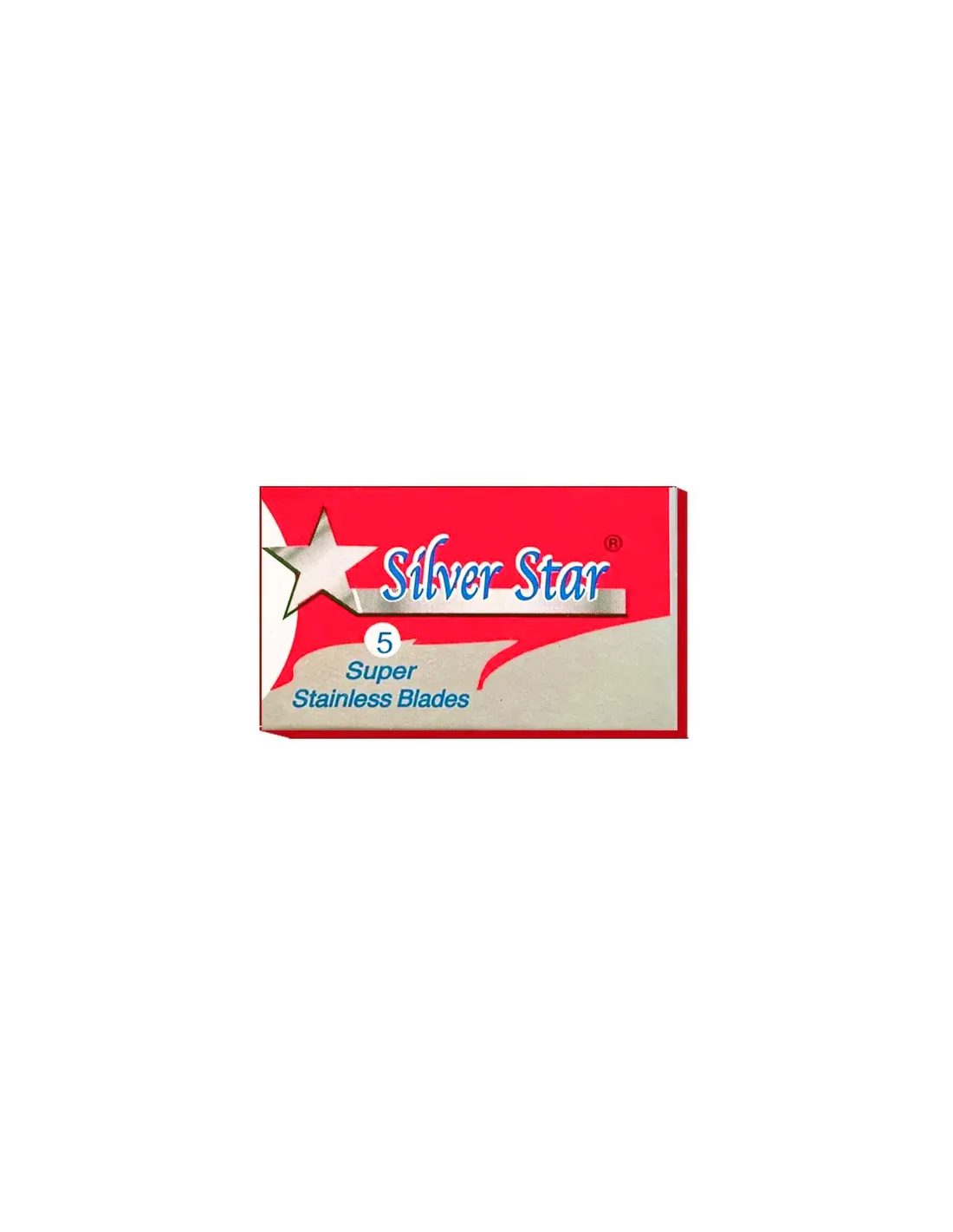 Silver Star Super Stainless Double-Edge Razor Blades – 5 Pack