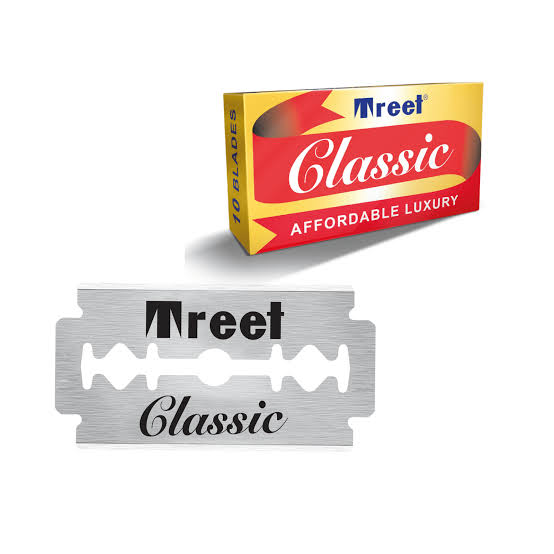 Treet Classic Carbon Double-Edge Razor Blades – 10 Pack