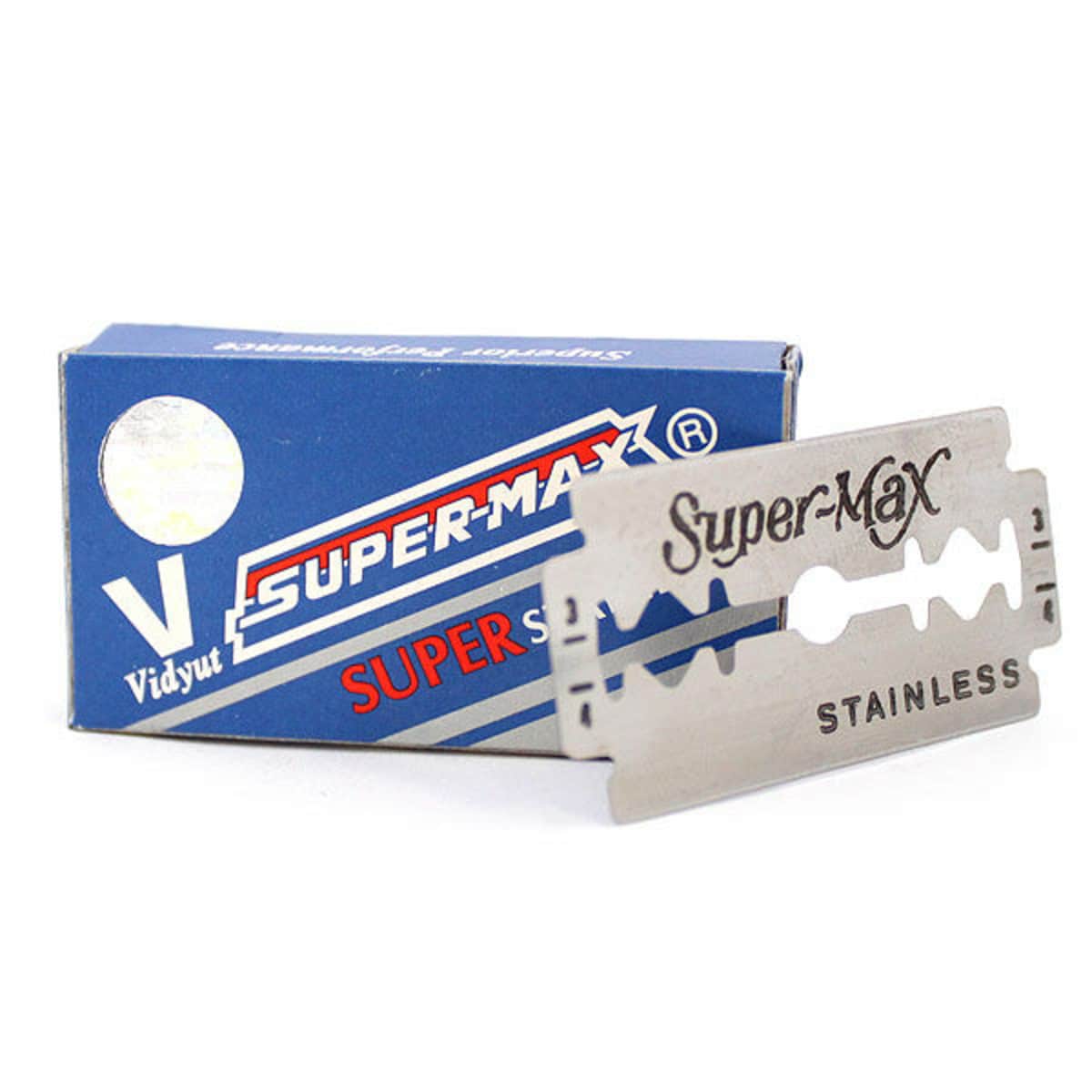 Super-Max Super Stainless Double-Edge Razor Blades – 10 Pack