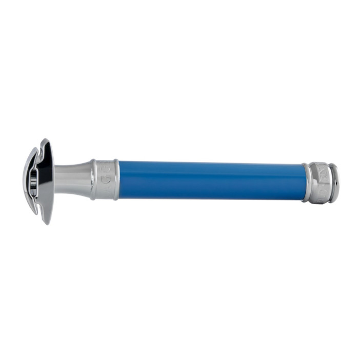 Edwin Jagger - DE83 Long Blue DE Safety Razor (Closed Comb) - Image 3