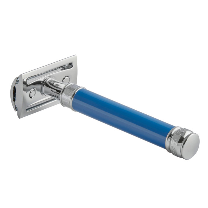 Edwin Jagger - DE83 Long Blue DE Safety Razor (Closed Comb) - Image 2