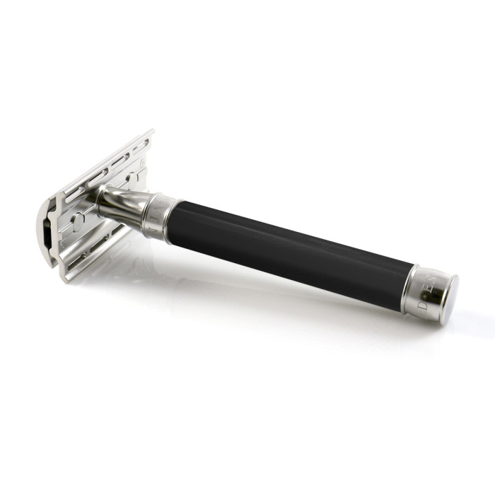 Edwin Jagger - 3ONE6 Stainless Steel Smooth Imitation Ebony DE Safety Razor - Image 3