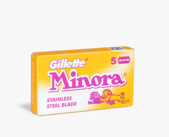 Gillette Minora Double-Edge Razor Blades – 5 Pack